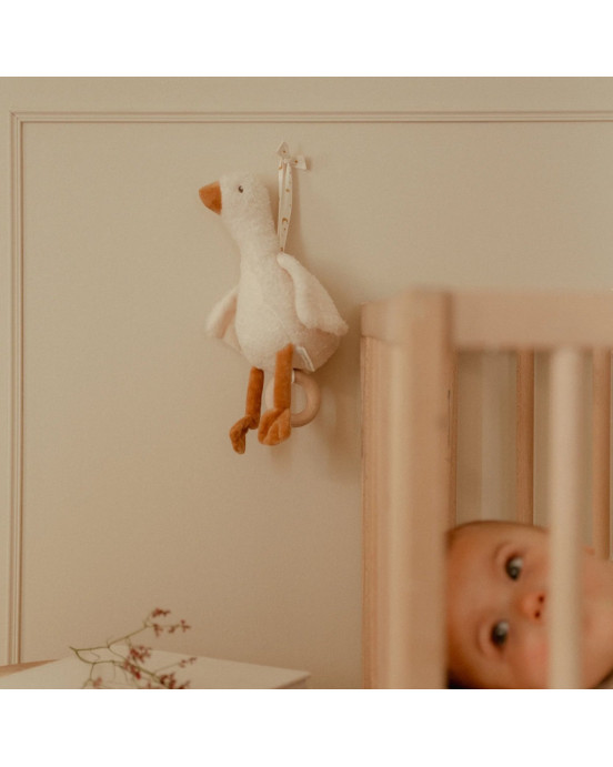 LITTLE DUTCH. Υφασμάτινο μουσικό κουκλάκι Little Goose GRS