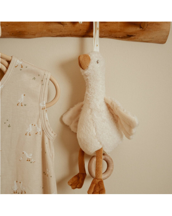 LITTLE DUTCH. Υφασμάτινο μουσικό κουκλάκι Little Goose GRS