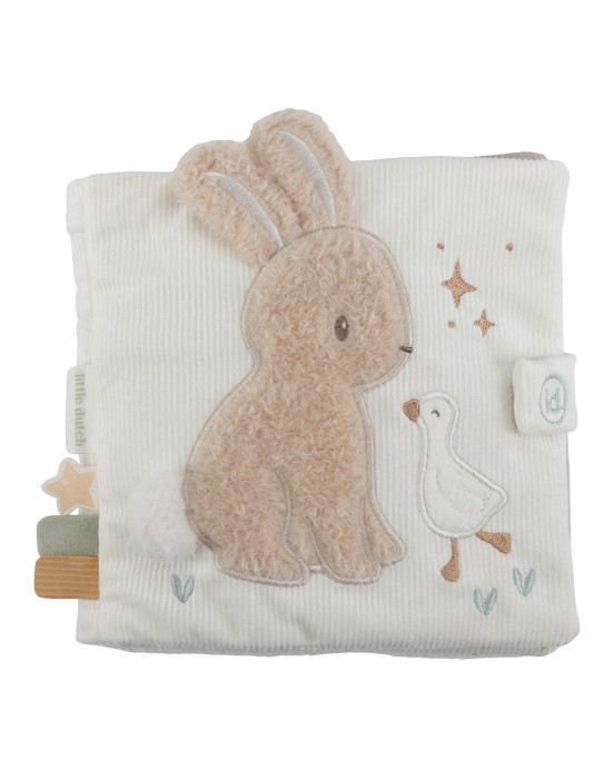 LITTLE DUTCH. Υφασμάτινο βιβλιαράκι δραστηριοτήτων Newborn Naturals GRS