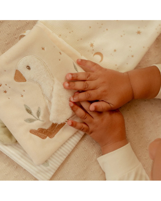 LITTLE DUTCH. Υφασμάτινο βιβλιαράκι δραστηριοτήτων Newborn Naturals GRS