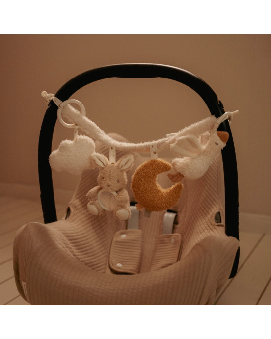 LITTLE DUTCH. Υφασμάτινη γιρλάντα για καρότσι Newborn Naturals GRS