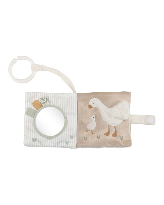 LITTLE DUTCH. Υφασμάτινο βιβλιαράκι δραστηριοτήτων μικρό Newborn Naturals GRS