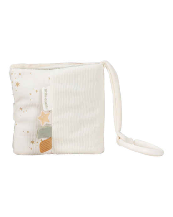 LITTLE DUTCH. Υφασμάτινο βιβλιαράκι δραστηριοτήτων μικρό Newborn Naturals GRS