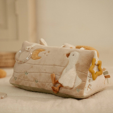 LITTLE DUTCH. Υφασμάτινο τρίγωνο δραστηριοτήτων Newborn Naturals GRS