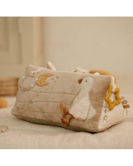 LITTLE DUTCH. Υφασμάτινο τρίγωνο δραστηριοτήτων Newborn Naturals GRS