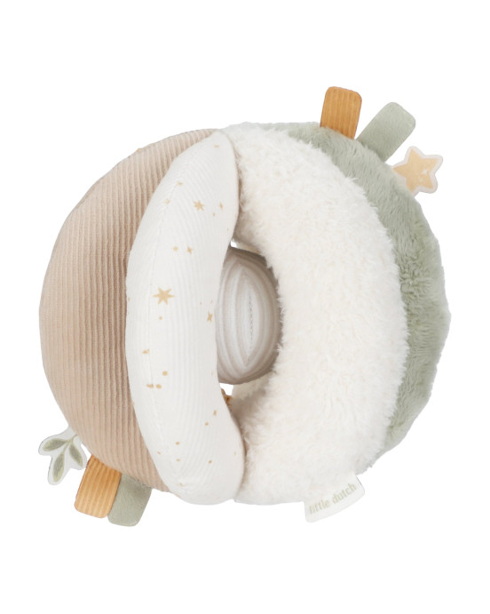 LITTLE DUTCH. Υφασμάτινη μπάλα με χειρολαβές Newborn Naturals GRS