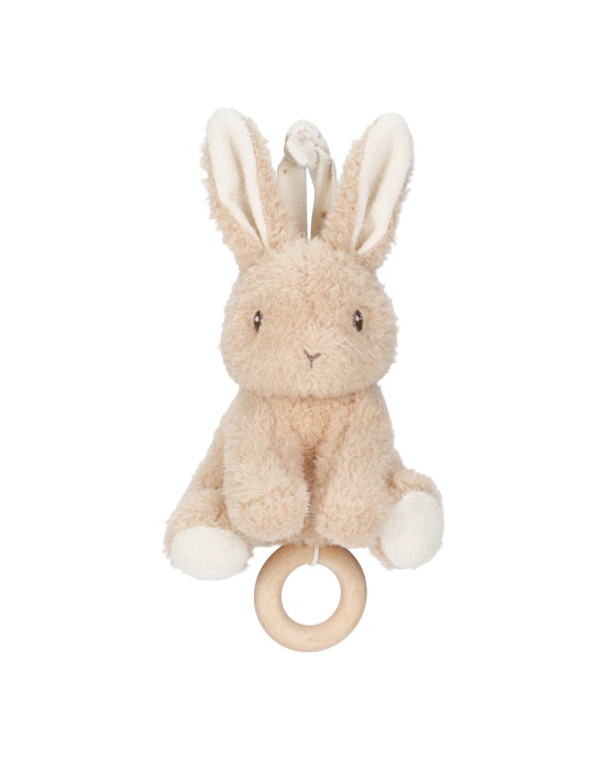 LITTLE DUTCH. Υφασμάτινο μουσικό κουνελάκι Baby Bunny GRS