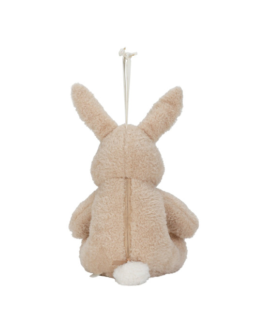 LITTLE DUTCH. Υφασμάτινο κουνελάκι με φωτισμό, λευκούς ήχους & μουσική - επαναφορτιζόμενο