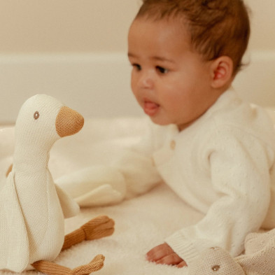 LITTLE DUTCH. Πλεκτό σετ δώρου Newborn Naturals GRS