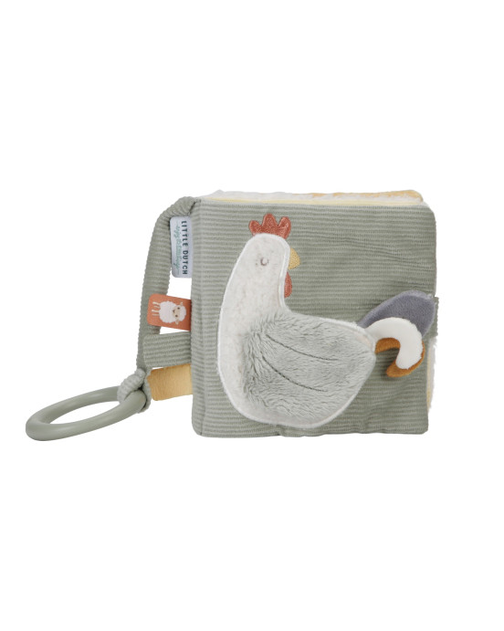 LITTLE DUTCH. Υφασμάτινο βιβλιαράκι δραστηριοτήτων μικρό Little Farm