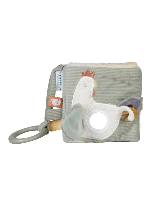 LITTLE DUTCH. Υφασμάτινο βιβλιαράκι δραστηριοτήτων μικρό Little Farm