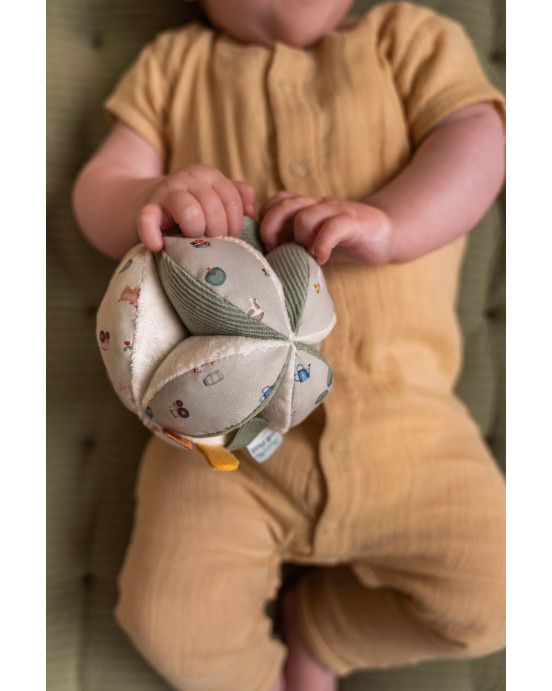 LITTLE DUTCH. Υφασμάτινη μπάλα με χειρολαβές Little Farm