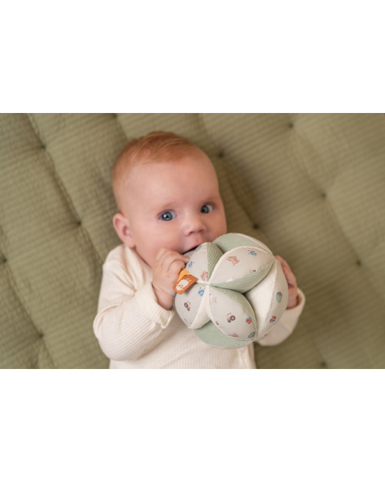 LITTLE DUTCH. Υφασμάτινη μπάλα με χειρολαβές Little Farm