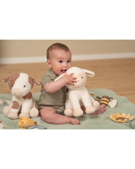 LITTLE DUTCH. Υφασμάτινο κουκλάκι Αγελαδίτσα Little Farm 25εκ.