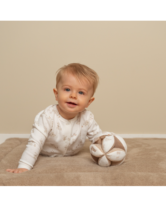 LITTLE DUTCH. Υφασμάτινη μπάλα με χειρολαβές Baby Bunny FSC