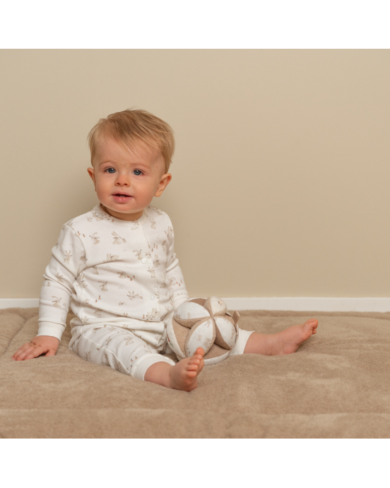 LITTLE DUTCH. Υφασμάτινη μπάλα με χειρολαβές Baby Bunny FSC