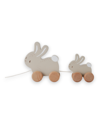 LITTLE DUTCH. Ξύλινη τρεχαλίτσα Baby Bunny FSC