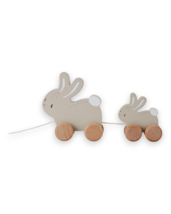 LITTLE DUTCH. Ξύλινη τρεχαλίτσα Baby Bunny FSC