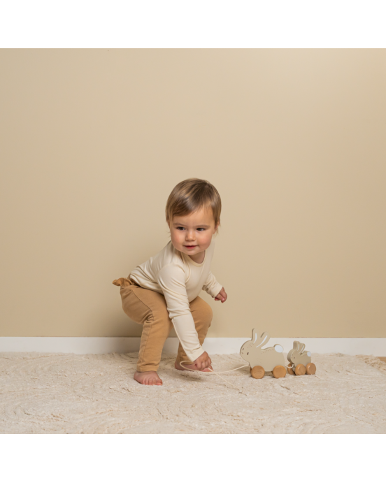 LITTLE DUTCH. Ξύλινη τρεχαλίτσα Baby Bunny FSC