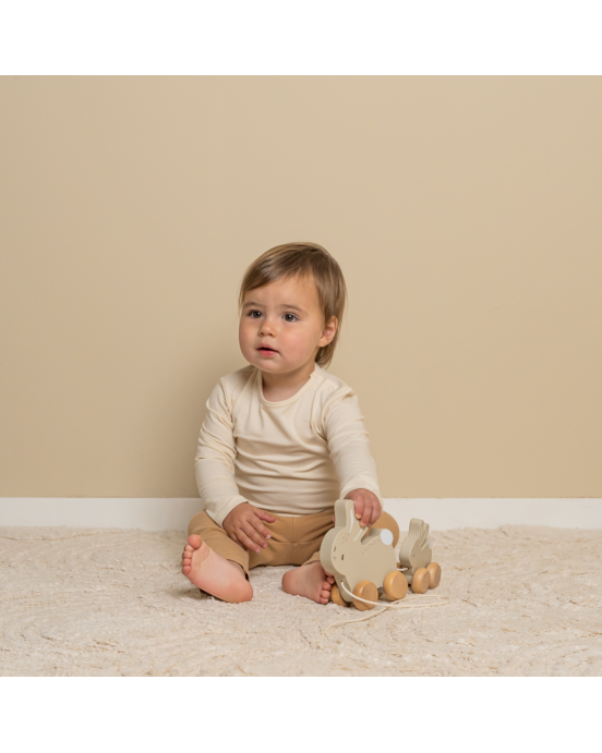 LITTLE DUTCH. Ξύλινη τρεχαλίτσα Baby Bunny FSC