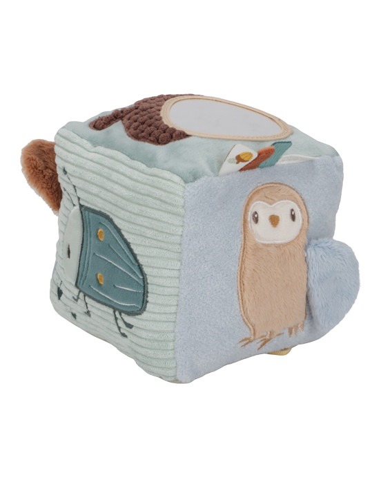 LITTLE DUTCH. Υφασμάτινος κύβος δραστηριοτήτων Forest Friends GRS