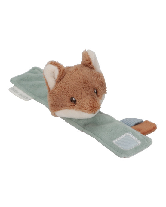 LITTLE DUTCH. Υφασμάτινο βραχιολάκι-κουδουνίστρα Forest Friends GRS