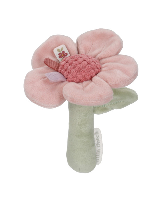 LITTLE DUTCH. Υφασμάτινη κουδουνίστρα λουλουδάκι Fairy Garden GRS