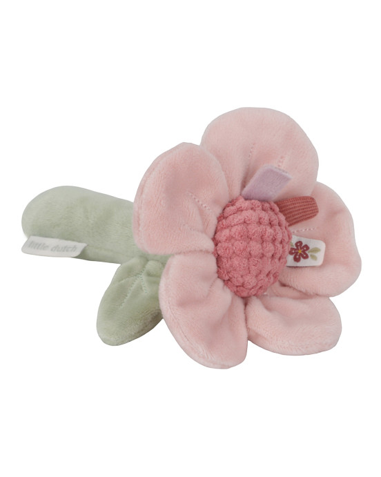 LITTLE DUTCH. Υφασμάτινη κουδουνίστρα λουλουδάκι Fairy Garden GRS