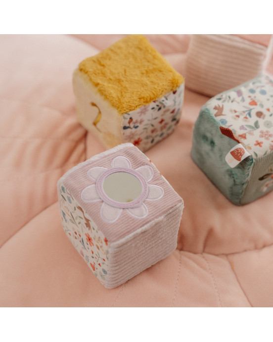 LITTLE DUTCH. Σετ παιχνιδιού με υφασμάτινους κύβους Fairy Garden