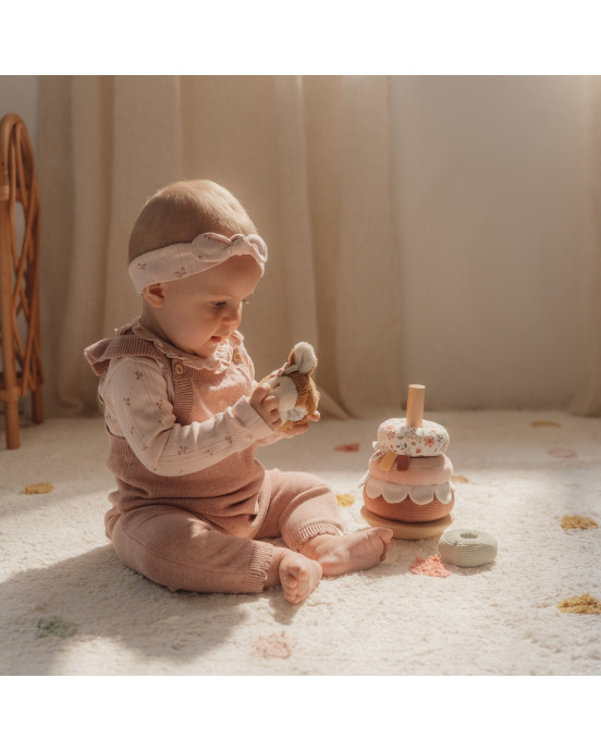 LITTLE DUTCH. Πυραμίδα ταξινόμησης & ταλάντωσης Fairy Garden FSC