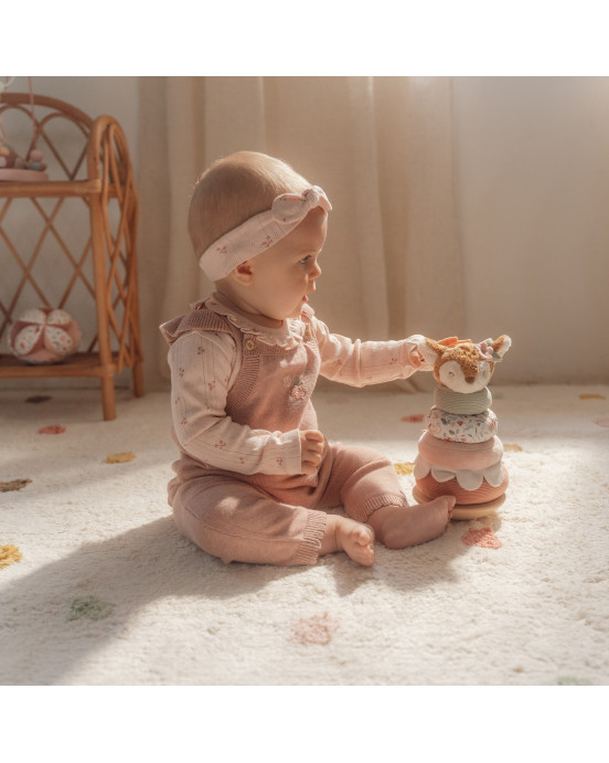 LITTLE DUTCH. Πυραμίδα ταξινόμησης & ταλάντωσης Fairy Garden FSC