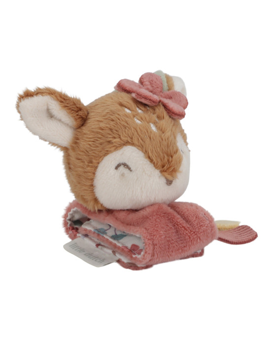 LITTLE DUTCH. Υφασμάτινο βραχιολάκι-κουδουνίστρα Fairy Garden GRS