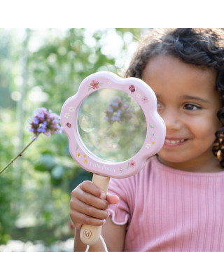 LITTLE DUTCH. Ξύλινος μεγεθυντικός φακός Fairy Garden FSC