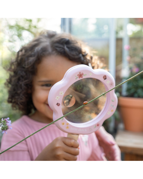 LITTLE DUTCH. Ξύλινος μεγεθυντικός φακός Fairy Garden FSC
