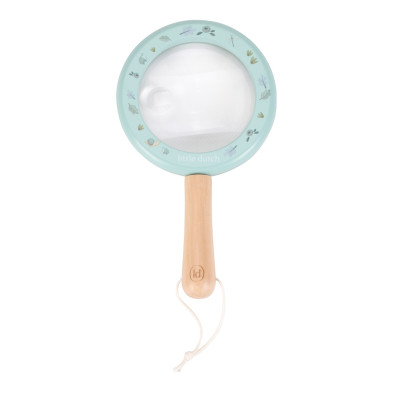 LITTLE DUTCH. Ξύλινος μεγεθυντικός φακός Forest Friends FSC