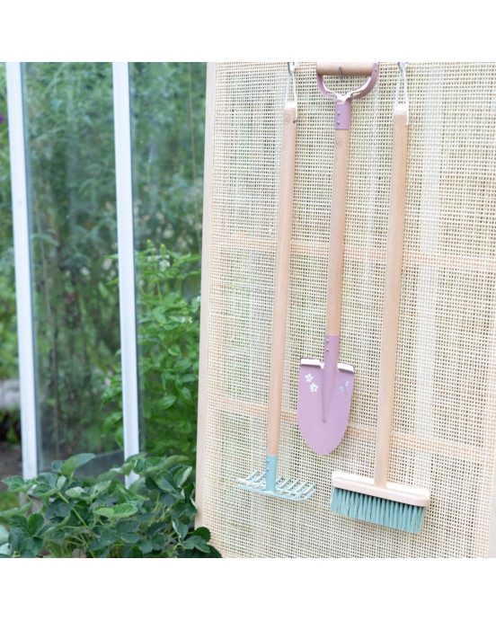 LITTLE DUTCH. Παιδική σκούπα κήπου Forest Friends FSC