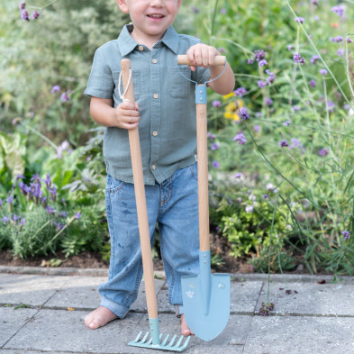 LITTLE DUTCH. Παιδική τσουγκράνα κήπου Forest Friends FSC