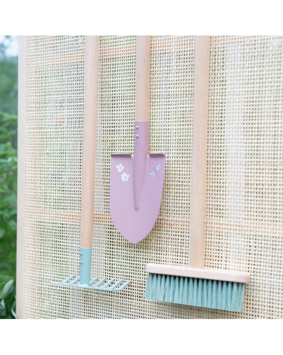 LITTLE DUTCH. Παιδική τσουγκράνα κήπου Forest Friends FSC