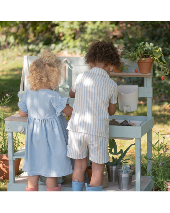 LITTLE DUTCH. Ξύλινη κουζίνα παιχνιδιού εξωτερικού χώρου FSC