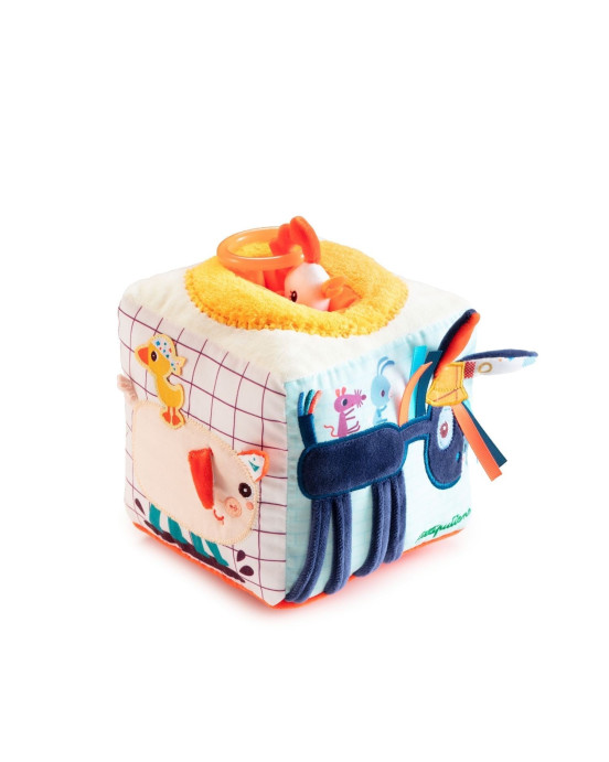 LILLIPUTIENS- Υφασμάτινος κύβος δραστηριοτήτων Φάρμα