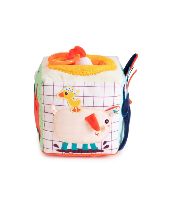 LILLIPUTIENS- Υφασμάτινος κύβος δραστηριοτήτων Φάρμα