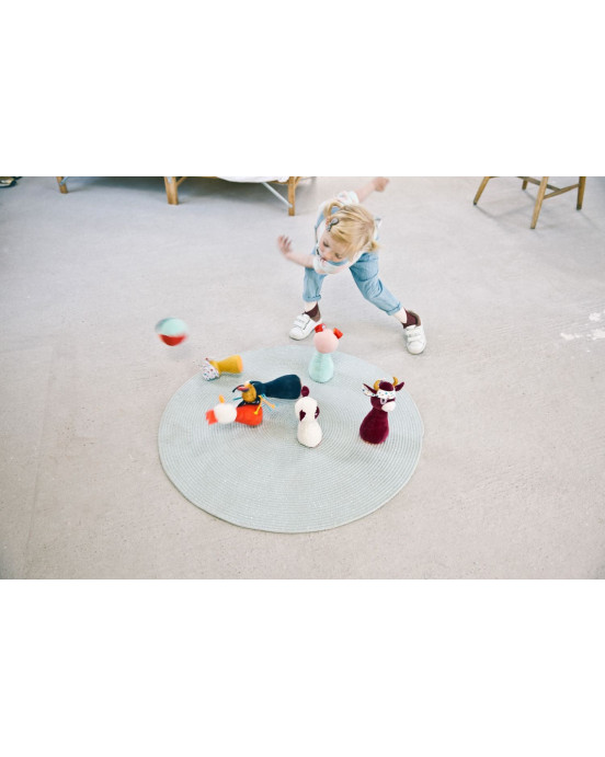 LILLIPUTIENS- Υφασμάτινο μπόουλινγκ ζωάκια Φάρμα