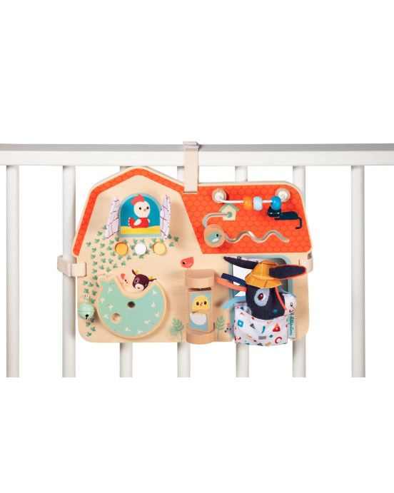 LILLIPUTIENS- Ξύλινο ταμπλό δραστηριοτήτων Φάρμα