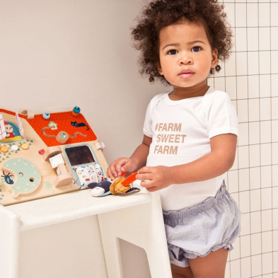 LILLIPUTIENS- Ξύλινο ταμπλό δραστηριοτήτων Φάρμα