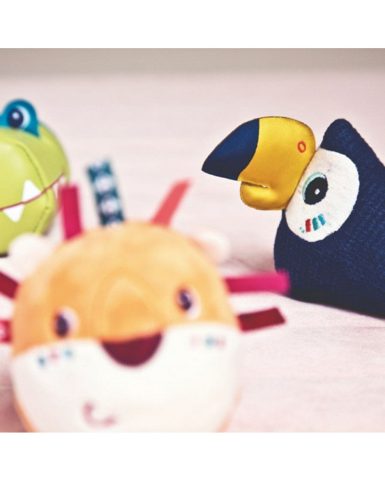 LILLIPUTIENS- Σετ 4 σχημάτων με ήχους Ζώα της ζούγκλας