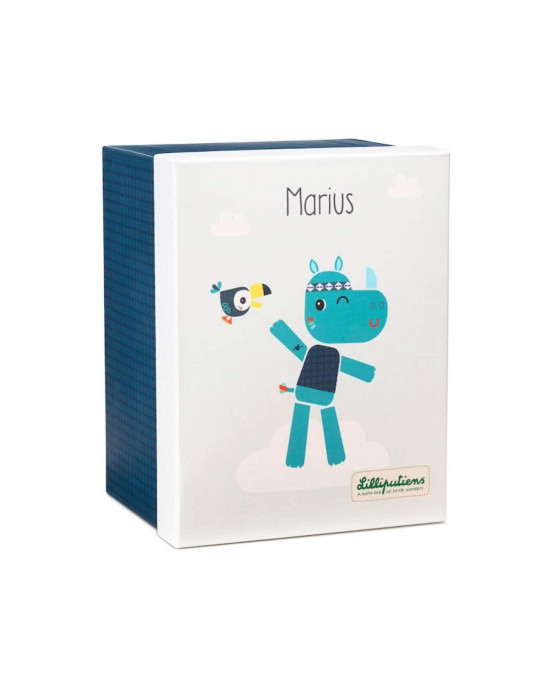 LILLIPUTIENS- Ζωάκι Μάριους σε κουτί δώρου