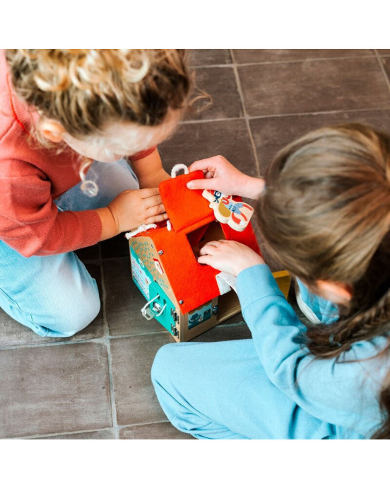 LILLIPUTIENS- Ξύλινο σπιτάκι με κλειδαριές