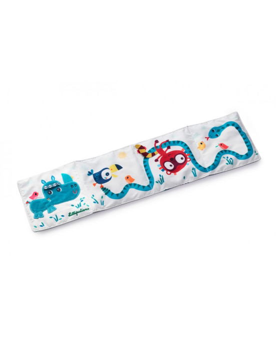 LILLIPUTIENS- Υφασμάτινο αναδιπλoύμενο βιβλιαράκι Ζούγκλα