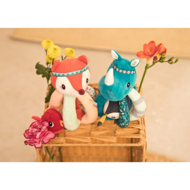 LILLIPUTIENS- Υφασμάτινη κουδουνίστρα με λαβές Μάριους