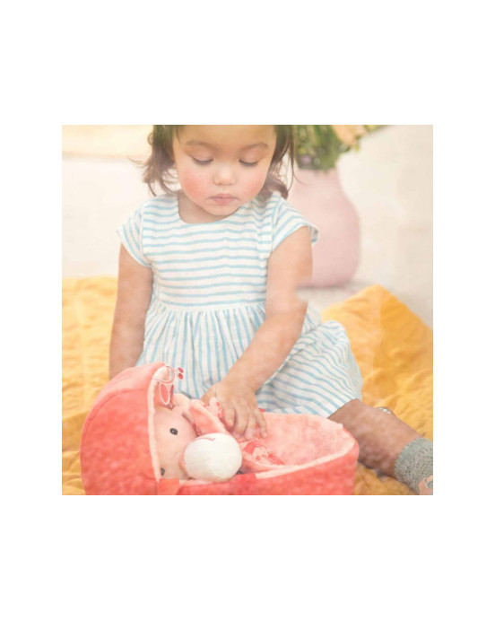 LILLIPUTIENS- Υφασμάτινο μωρό σε καλαθούνα Lena